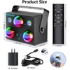 image:imageParty Disco Ball Dj Disco Light Strobe Dance Sound Activated with Remote Control Stage Rave Karaoke Light Ocean Star Projector for Club Dancing Parties KTV Christmas Halloween Birthday Glow PartyLarge
