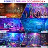 image:imageParty Disco Ball Dj Disco Light Strobe Dance Sound Activated with Remote Control Stage Rave Karaoke Light Ocean Star Projector for Club Dancing Parties KTV Christmas Halloween Birthday Glow PartyMedium