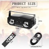 image:imageParty Lights Dj Disco Lights Mini Strobe Stage Light Lighting Accessories Laser Llights Projector with Remote Control for Parties Bar Birthday Holiday Event Live Show Xmas Decorations LightsBLACK 02