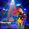 image:imageParty Lights Dj Disco Lights Mini Strobe Stage Light Lighting Accessories Laser Llights Projector with Remote Control for Parties Bar Birthday Holiday Event Live Show Xmas Decorations LightsBLACK 02