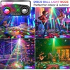 image:imageParty LightsDisco Light Disco Ball Dj Rave Lights Strobe Lights Sound Activated Stage Lights Projected Effect Dancing Light Remote Control for Birthday Xmas Wedding Bar Glow Party ChristmasDisco light