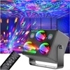 image:imageParty LightsDisco Light Disco Ball Dj Rave Lights Strobe Lights Sound Activated Stage Lights Projected Effect Dancing Light Remote Control for Birthday Xmas Wedding Bar Glow Party ChristmasDisco ball light