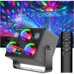 image:imageParty Disco Ball Dj Disco Light Strobe Dance Sound Activated with Remote Control Stage Rave Karaoke Light Ocean Star Projector for Club Dancing Parties KTV Christmas Halloween Birthday Glow PartyLarge