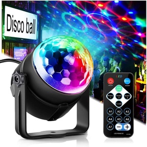 image:imageParty LightsDisco Light Disco Ball Dj Rave Lights Strobe Lights Sound Activated Stage Lights Projected Effect Dancing Light Remote Control for Birthday Xmas Wedding Bar Glow Party ChristmasParty light